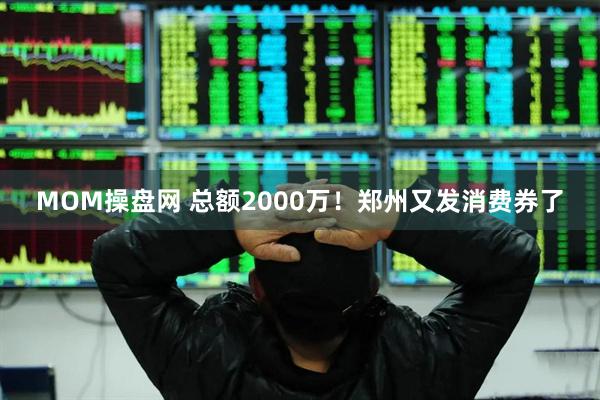 MOM操盘网 总额2000万！郑州又发消费券了