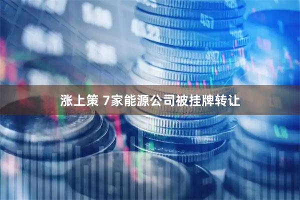 涨上策 7家能源公司被挂牌转让