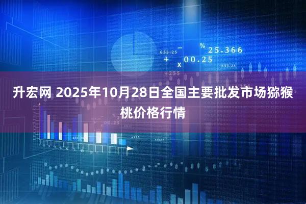 升宏网 2025年10月28日全国主要批发市场猕猴桃价格行情