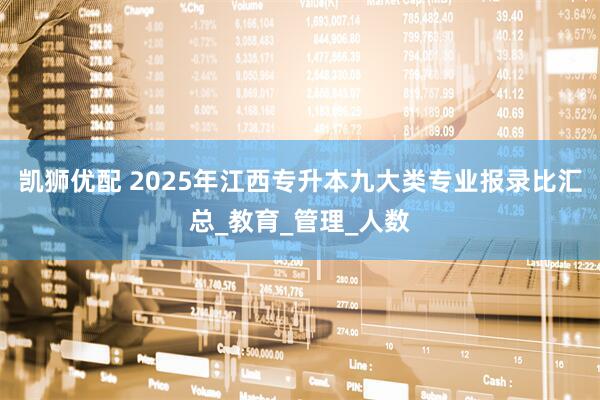 凯狮优配 2025年江西专升本九大类专业报录比汇总_教育_管理_人数